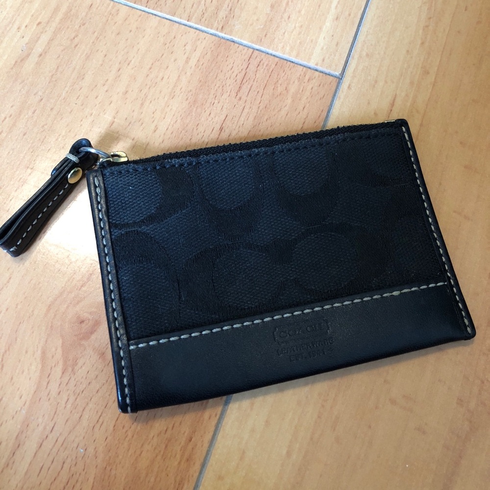 Black Coach Change Purse